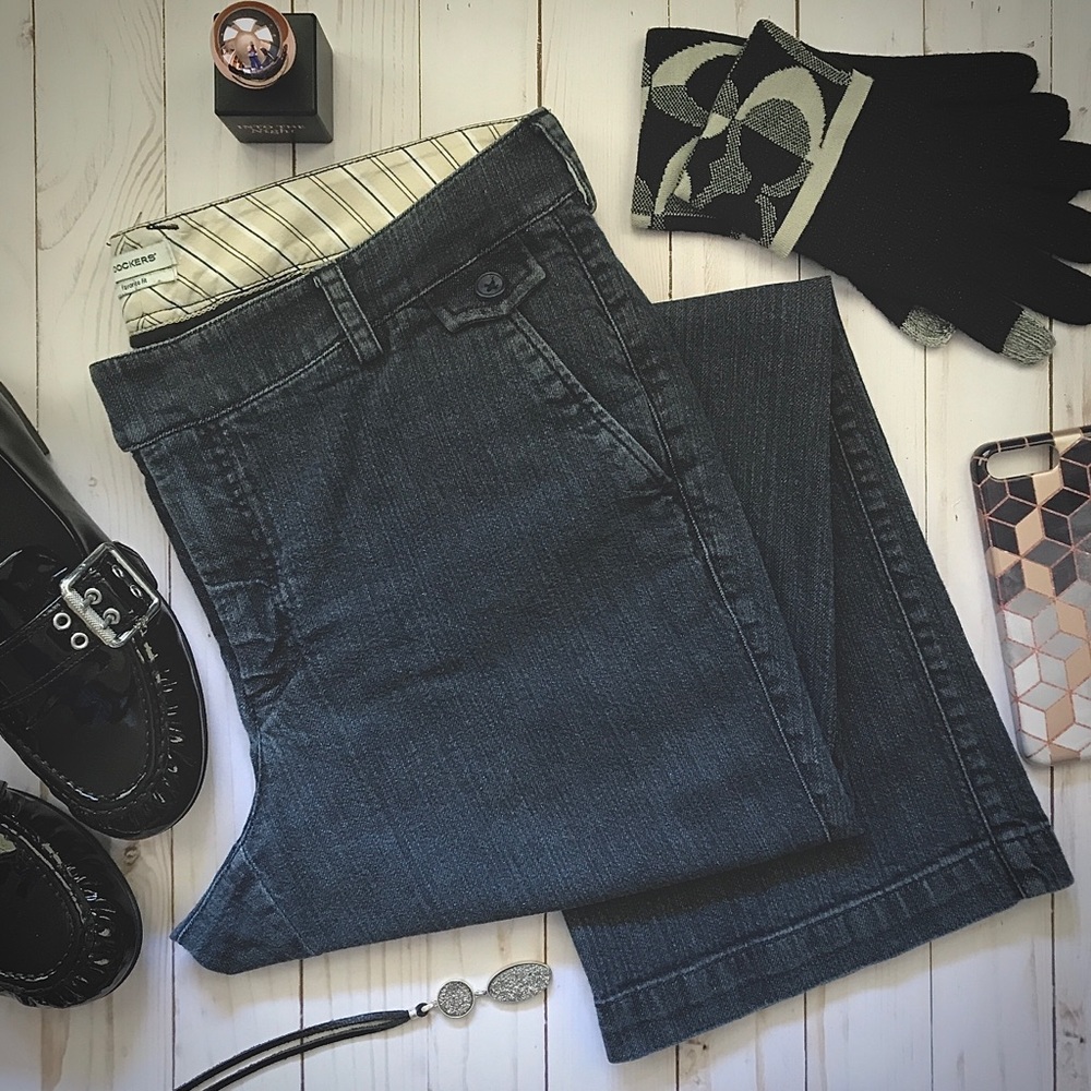 Dockers Trouser Style Denim Pants - 12 SHORT